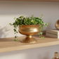 Thea Gold Metal Urn Planter