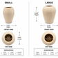 Alana Earthy Tapered Ceramic Urn Vase