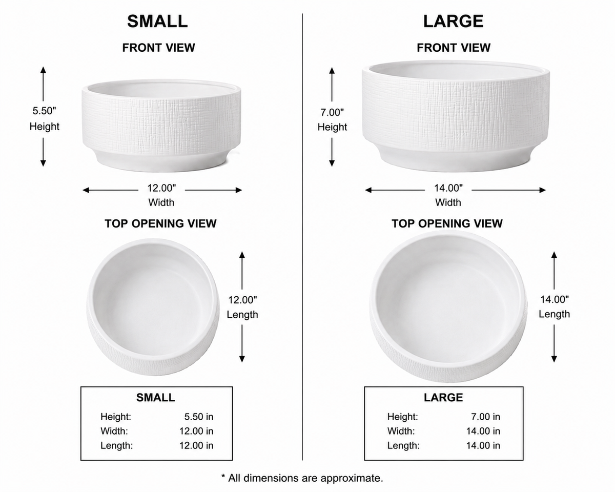 Alera Ceramic Round Planter