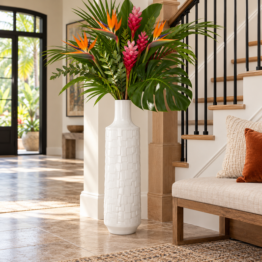 Ashy Ceramic Vase
