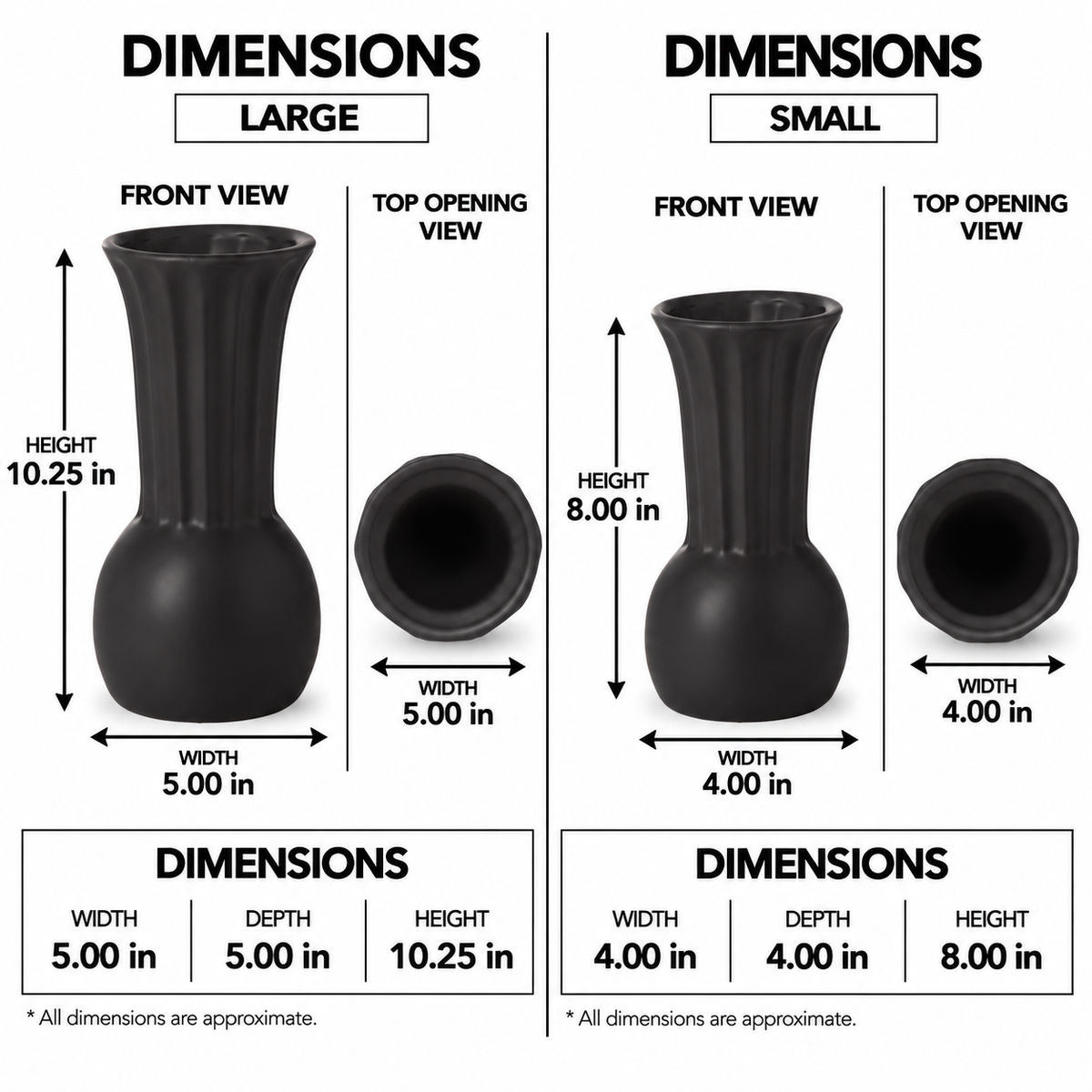 Astoria Ceramic Round Bellied Vase