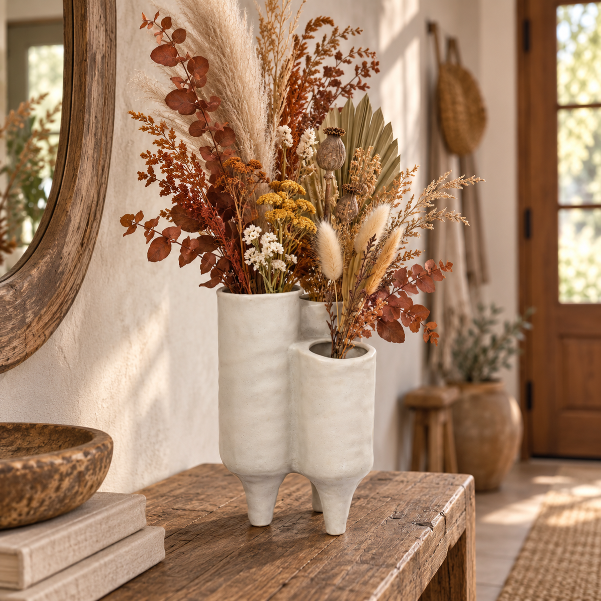 Aureva Cluster Ceramic Vase