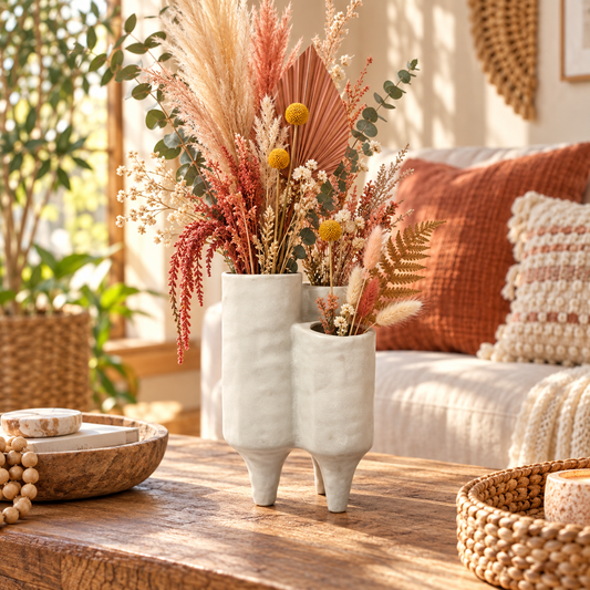 Aureva Cluster Ceramic Vase