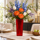 Billie Tapered Square Glass Vase