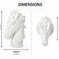 Breslin Resin Horse Head Sculpture