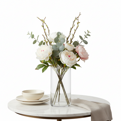 Jace Clear Glass Cylinder Vase