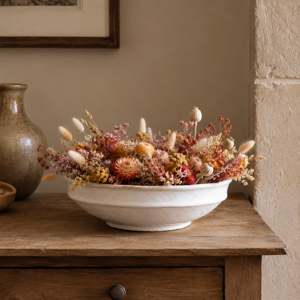 Camry Stoneware Flower Pot