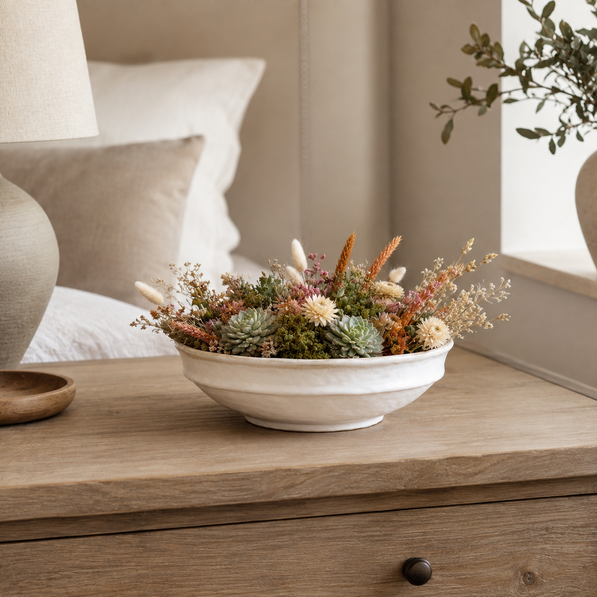 Camry Stoneware Flower Pot