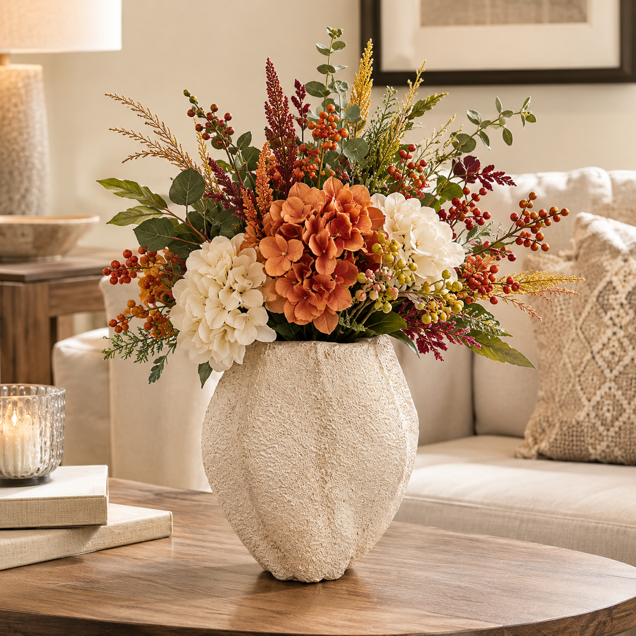 Carline Twisted Lobed Ceramic Vase