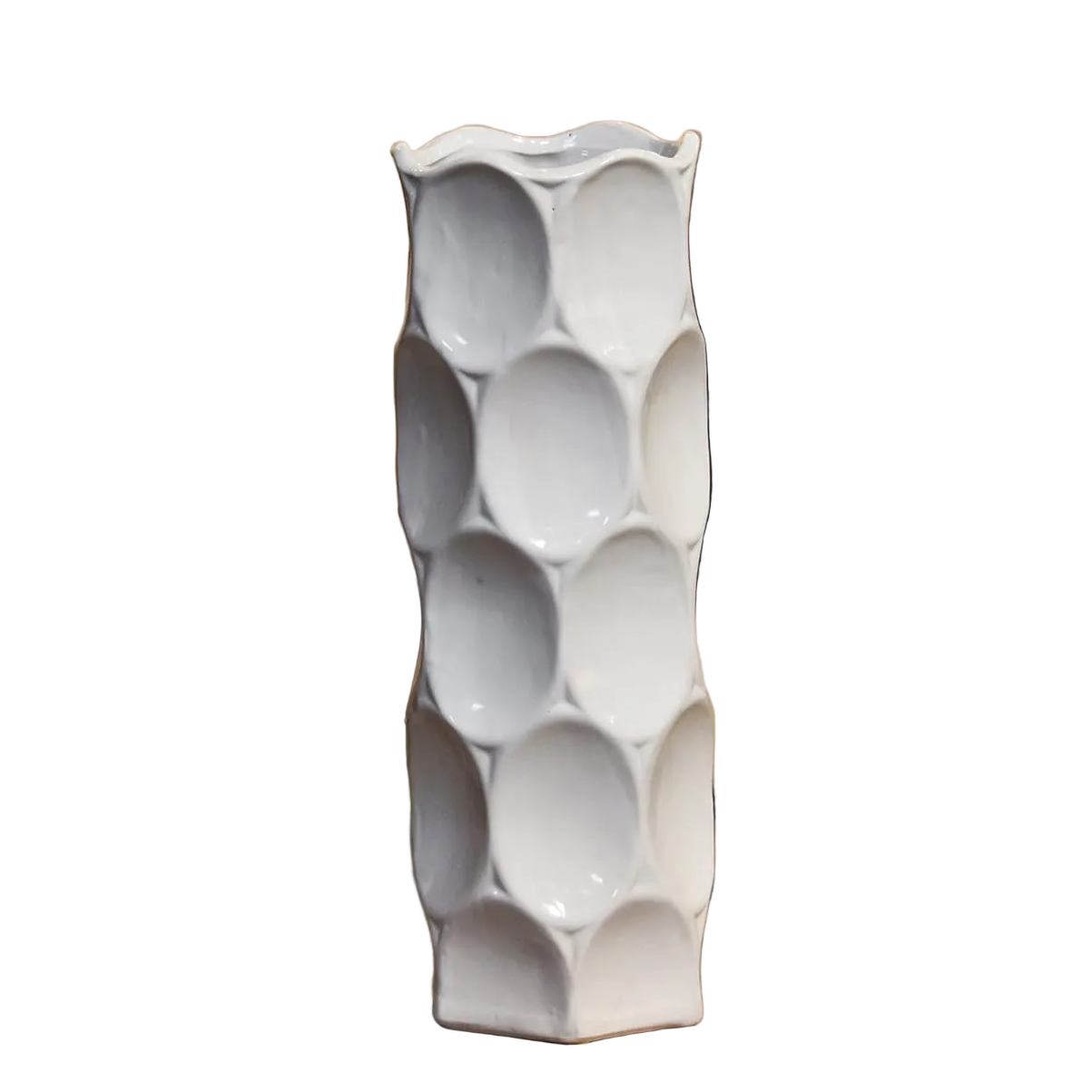Jaselle Dimpled Ceramic Vase