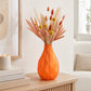 Chana Bellied Wave Ceramic Vase