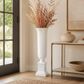 Chari Tapered Fiberglass Urn Floor Vase - Large