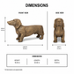Charlie Fiberglass Dog Figurine