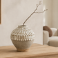 Sera Scalloped Ceramic Vase