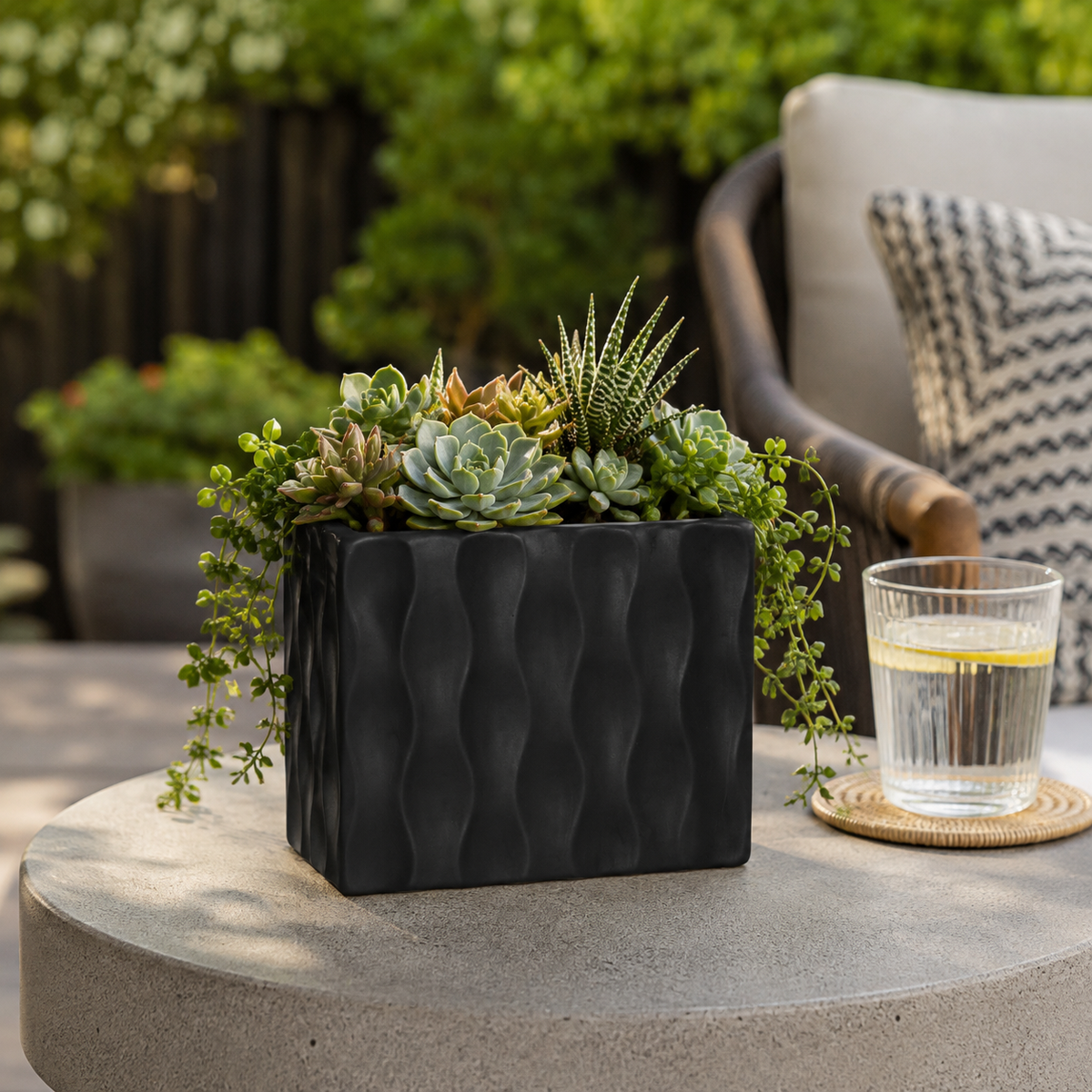Wynn Geometric Ceramic Vase
