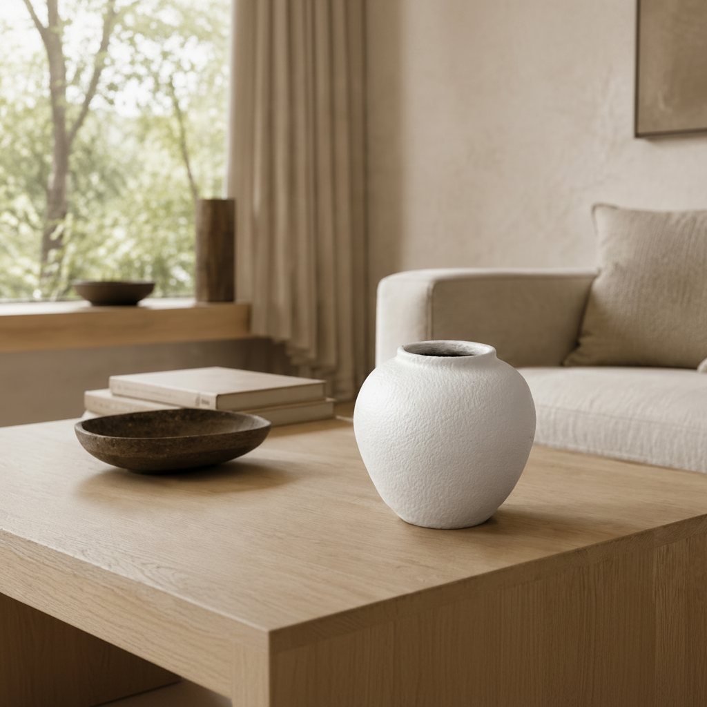 Shirin Handcrafted Textured Ceramic Vase