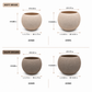 Brielle Globe Ceramic Vase