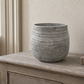 Larysa Ribbed Cement Planter