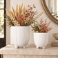Chevron Pots with Stand Set (Set of 2)