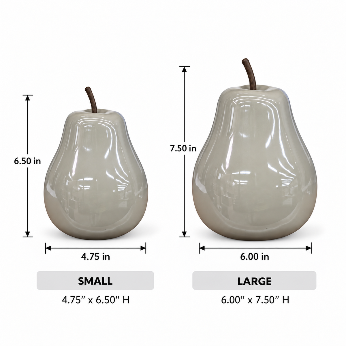 Cielle Ceramic Pear Decor
