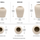 Dencia Ovoid Textured Ceramic Vase
