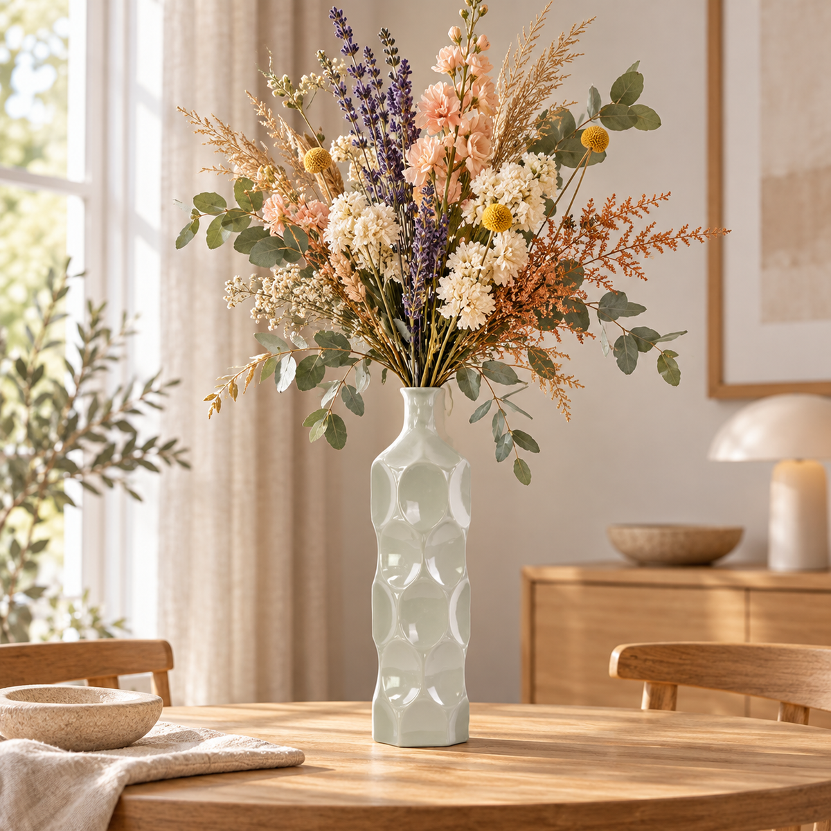 Dotty Ceramic Bottle Vases