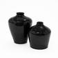Ebonique Textured Amphora Ceramic Vase