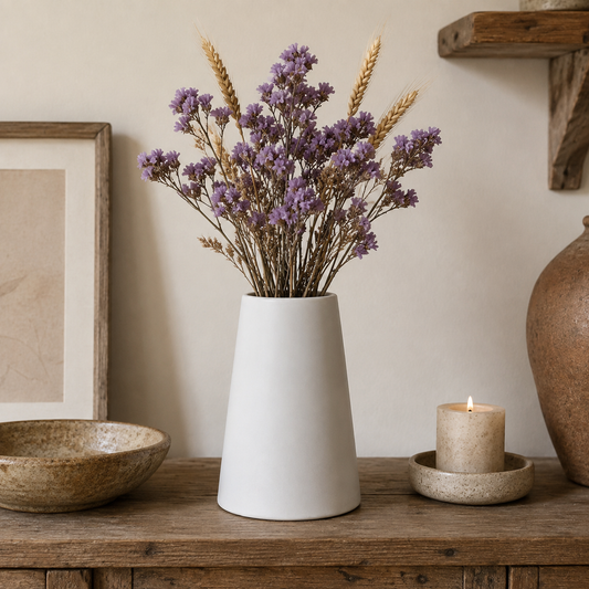 Erin Ceramic Round Bellied Vase