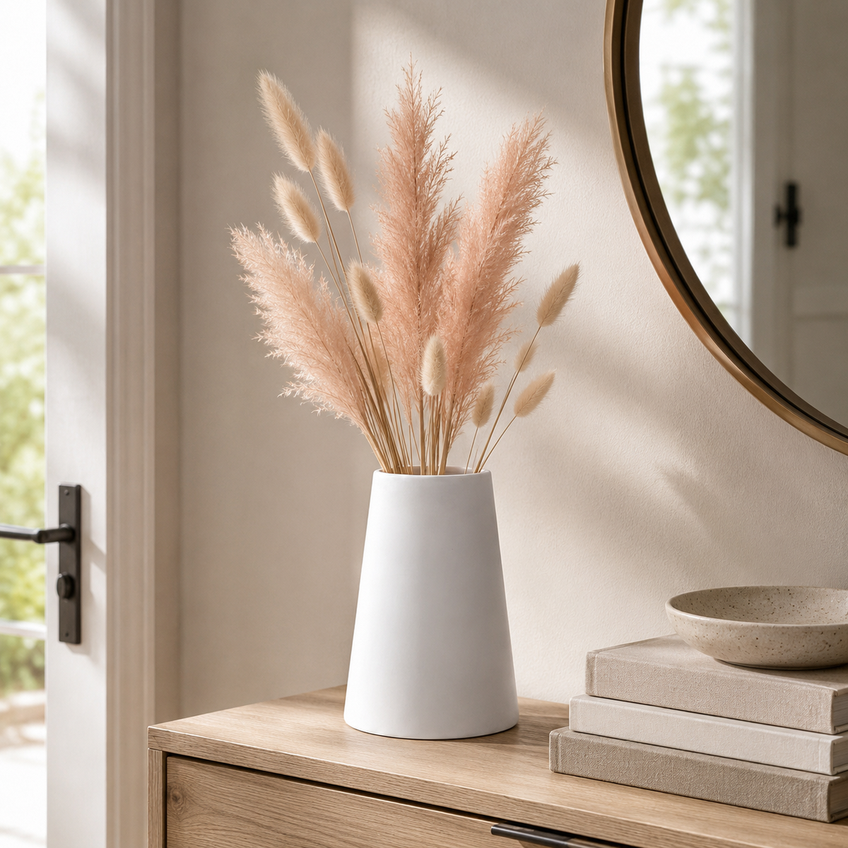Erin Ceramic Round Bellied Vase