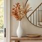Esau Ribbed Ceramic Bottle Vase