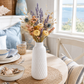 Finn Diamond Ceramic Bottled Vase