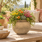 Fionne Bulbous Round Terracotta Vase
