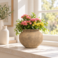 Fionne Bulbous Round Terracotta Vase