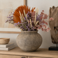 Fionne Bulbous Round Terracotta Vase