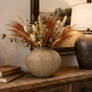 Fionne Bulbous Round Terracotta Vase