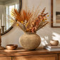 Fionne Bulbous Round Terracotta Vase