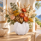Freya Four-Lobe Sculptural Ceramic Vase