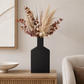 Jade Flat House-Shaped Ceramic Vase