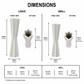 Jorin Starry Design Ceramic Vase
