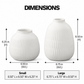 Karevi Layered Line Ceramic Vase