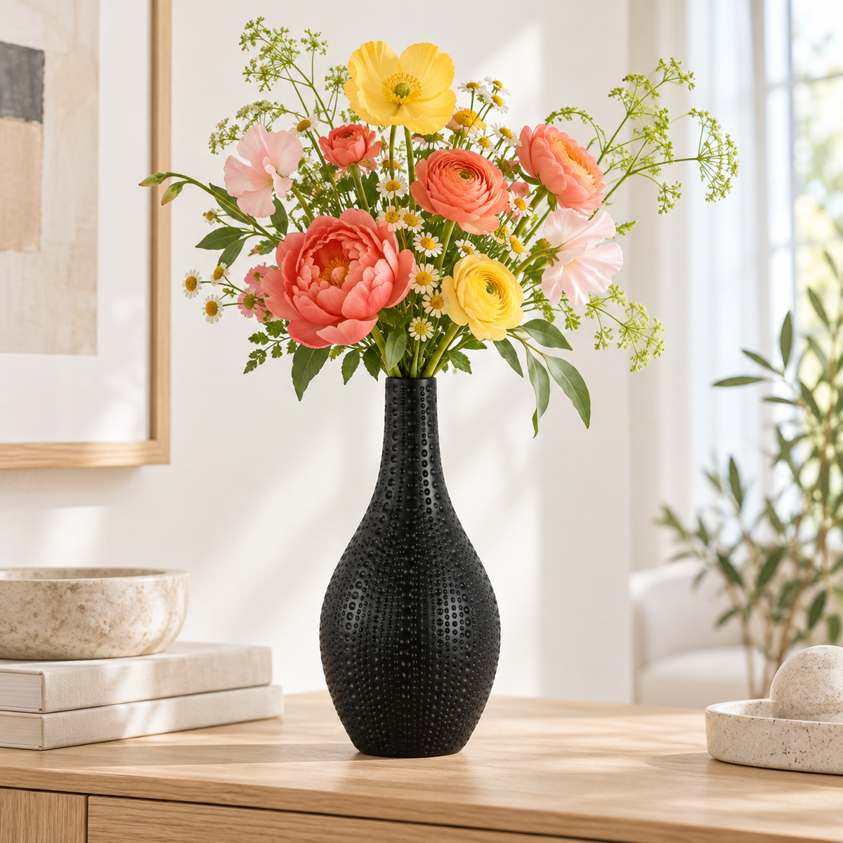 Kavaro Bellied Round Vase
