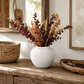 Kaylani Bulbous Ceramic Vase