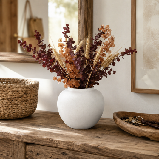 Kaylani Bulbous Ceramic Vase
