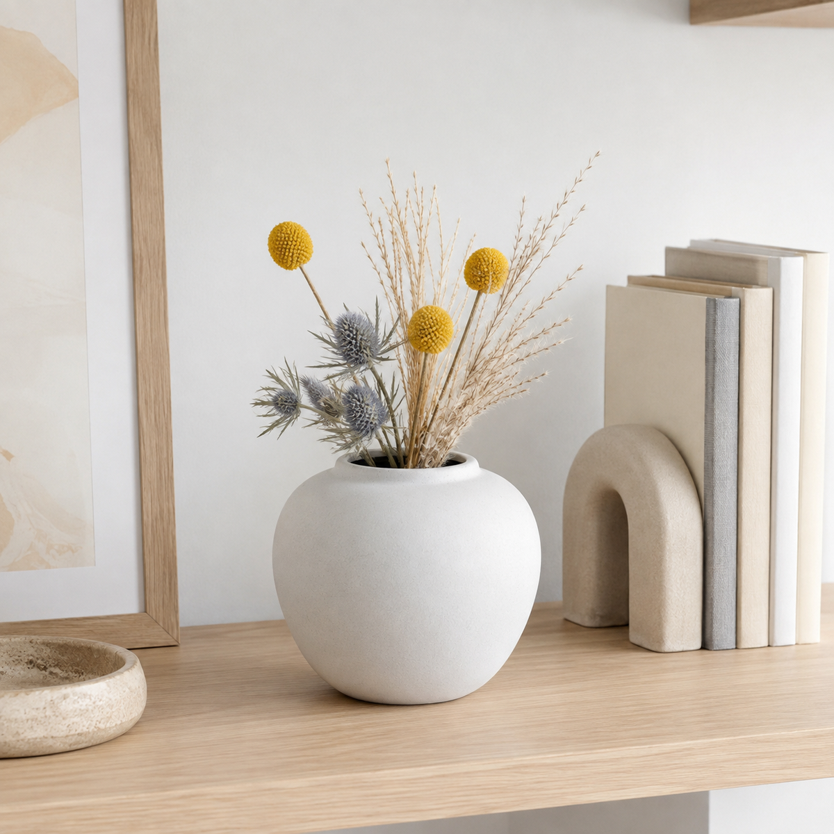 Kaylani Bulbous Ceramic Vase