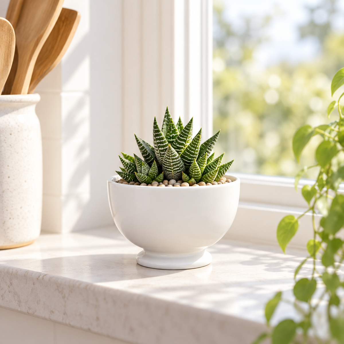 Kerry Ceramic Pedestal Planter
