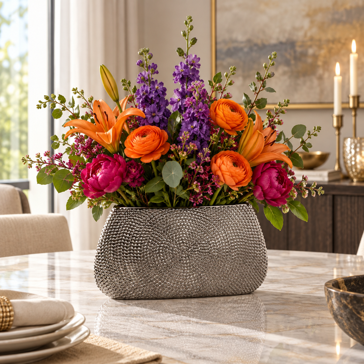 Lunaro Polished Ceramic Vase Collection
