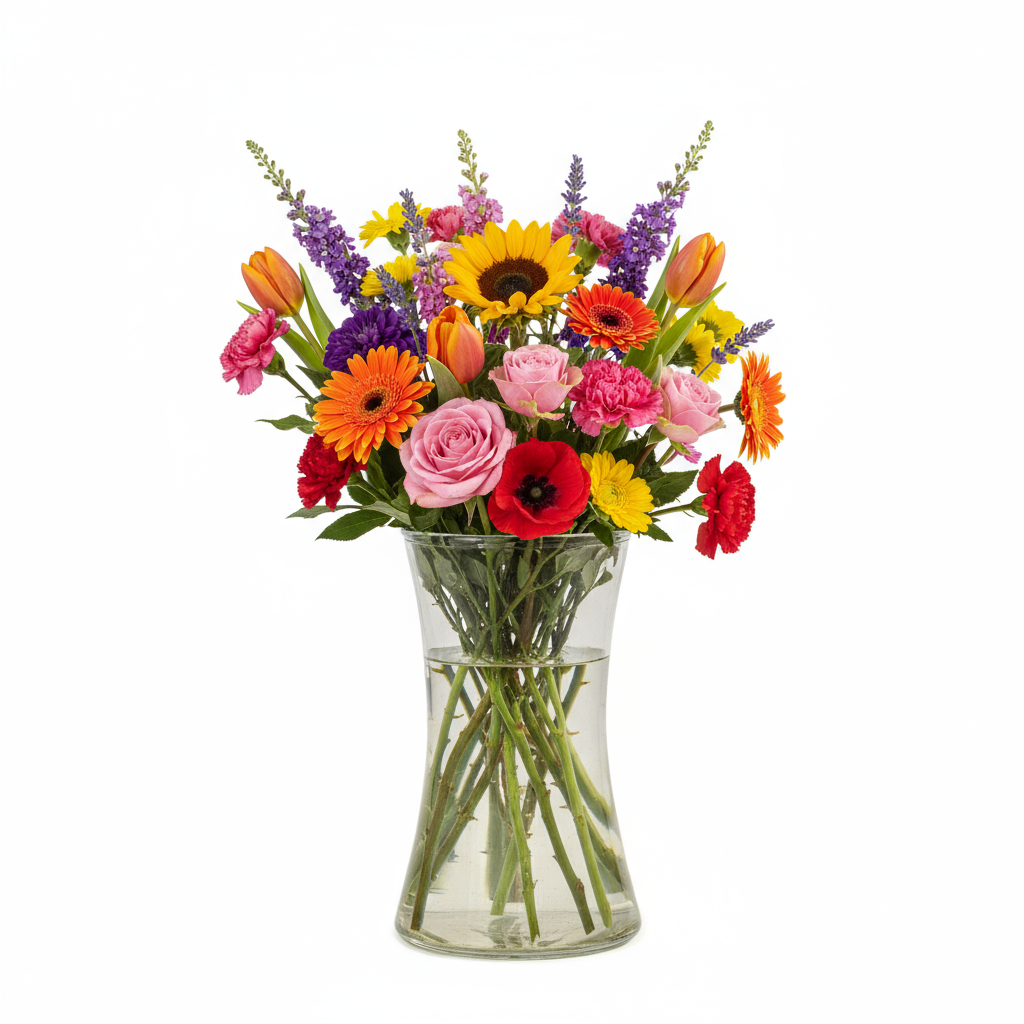 Lyra Elegant Glass Vase