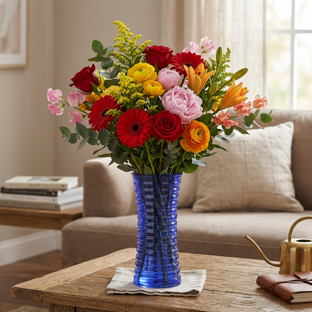 Kendra Gathering Glass Vase