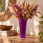 Harla Ribbed Glass Vase