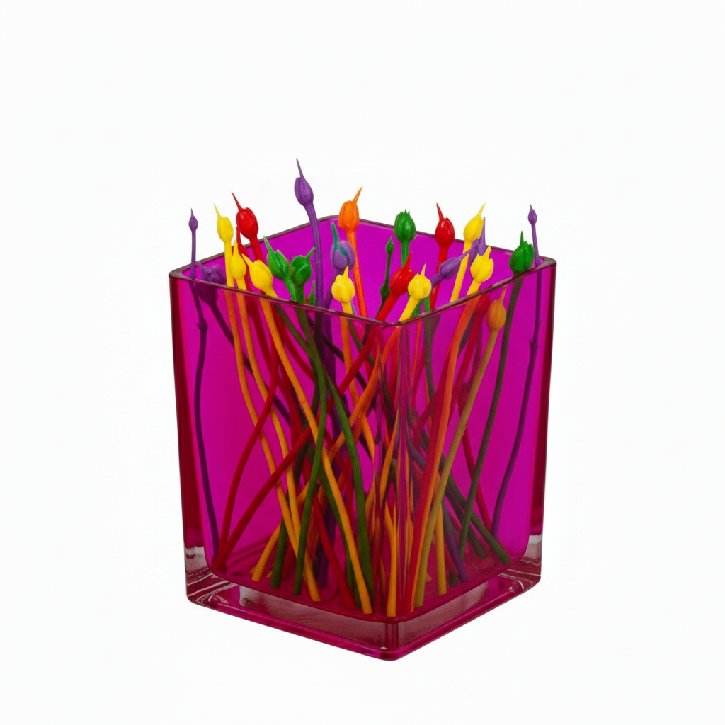 Lizze Clear Glass Cube Vase